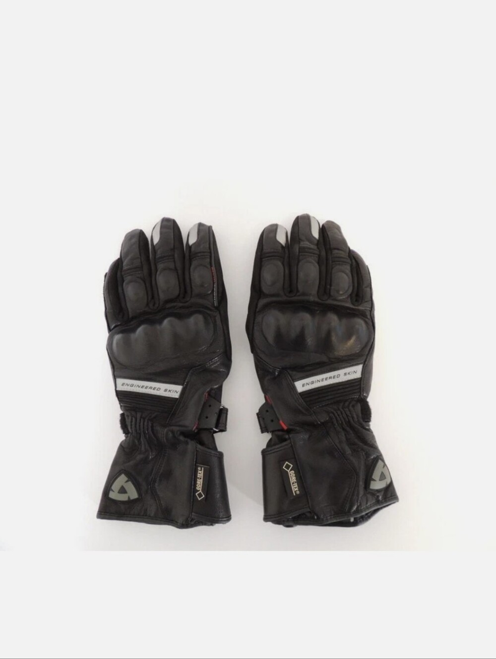 REV'it Gore-Tex Men's Black Leather Motorcycle Gloves